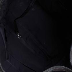 Pre Owned حقيبة يد شانيل بيريتز باريس كبيرة جلد لامعة مبطنة رصاصية