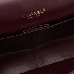 Pre Owned Chanel Black Quilted Leather Maxi Classic Double Flap Bag
