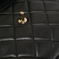 مملوكة مسبقًا Chanel Black Quilted Leather Small Trendy CC Top Handle Bag