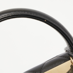 مملوكة مسبقًا Chanel Black Quilted Leather Small Trendy CC Top Handle Bag