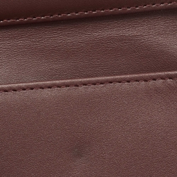 Pre Owned Chanel Black Quilted Caviar Leather Classic  Wallet 