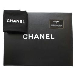 Pre Owned Chanel Black Patent Chocolate Bar Tote bag