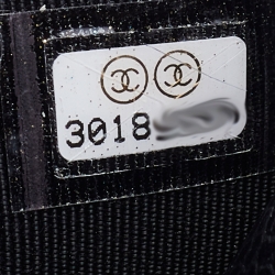 مملوكة مسبقًا Chanel Black Caviar Quilted Leather WOC Chain Clutch Bag