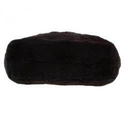 Pre Owned Chanel Brown Vintage Mink Tortoise Chain Tote