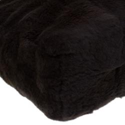 Pre Owned Chanel Brown Vintage Mink Tortoise Chain Tote