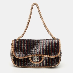 Chanel Multicolor Tweed and Leather St. Tropez Flap Bag Chanel
