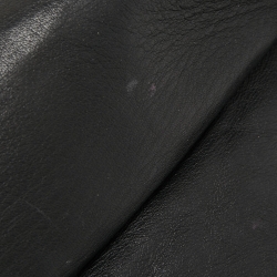 Pre Owned Chanel Black Leather Modern Chain Rhodoid Flap Bag 