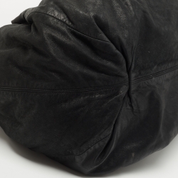 Pre Owned Chanel Black Iridescent Leather and Fabric CC Coco Cabas Hobo