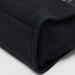 Pre Owned Chanel Black Canvas Small Deauville Tote