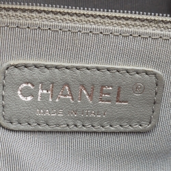 Pre Owned Chanel Old Rose Leather Cerf Shopper Tote