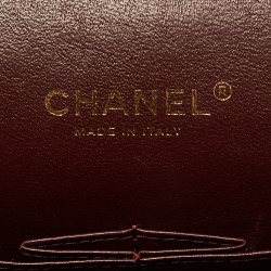 Pre Owned Chanel Black Quilted Leather Maxi Classic Double Flap Bag