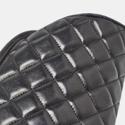 Pre Owned Chanel Black Quilted Leather Timeless Classic Clutch