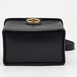 Pre Owned Chanel Black Caviar Leather Vintage CC Vanity Case Bag