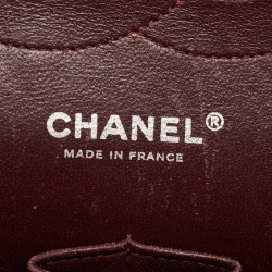 Pre Owned Chanel Black Quilted Caviar Leather Jumbo Classic Double Flap Bag