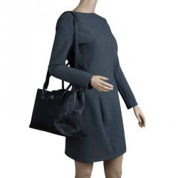 Pre Owned Chanel Black Leather Cerf Shopper Tote