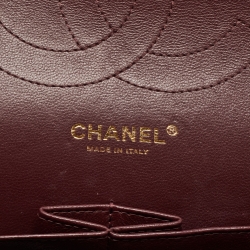 Pre Owned Chanel Black Quilted Caviar Leather Jumbo Classic Double Flap Bag