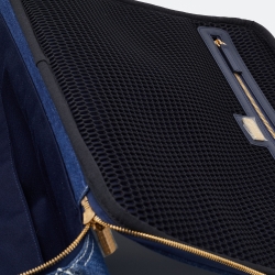 Chanel Blue Quilted Denim and Leather Coco Case Trolley
