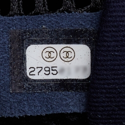 Chanel Blue Quilted Denim and Leather Coco Case Trolley