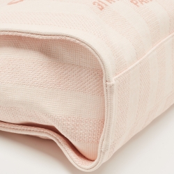 مملوكة مسبقًا  حقيبة يد شوبر شانيل دياوفيل جلد وكانفاس رصاصية متوسطة