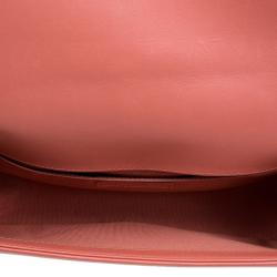 مملوكة مسبقًا حقيبة شانيل قلاب بوي متوسطة تويد وجلد وردي فاتح