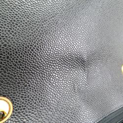 Pre Owned Chanel Black Caviar Vertical Quilt Mademoiselle Flap Bag