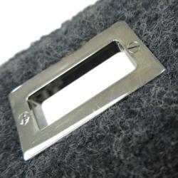 مملوكة مسبقًا Chanel Grey Wool Chocolate Bar Reissue 2.55 Shoulder Bag