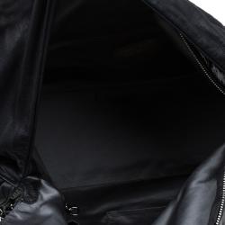 Pre Owned Chanel Black Leather XL Brooklyn Ligne Patchwork Hobo