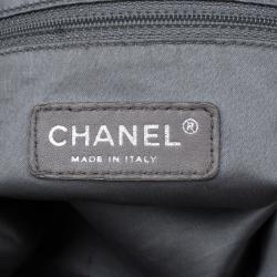 Pre Owned Chanel Black Leather XL Brooklyn Ligne Patchwork Hobo