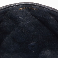 Pre Owned Chanel Black Quilted Leather Double Sided Flap Bag