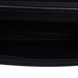 Pre Owned Chanel Black Snakeskin WOC Clutch Bag