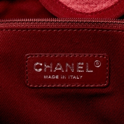Chanel Pink Canvas and Leather Large Deauville Shopper Tote