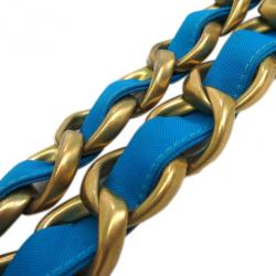 Pre Owned حقيبة يد شانيل كانفاس أحمر للتسوق