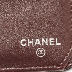 Chanel Black Quilted Caviar Leather CC Continental Zip Wallet