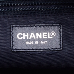 Pre Owned Chanel Blue CC Signature Denim Vintage Clutch