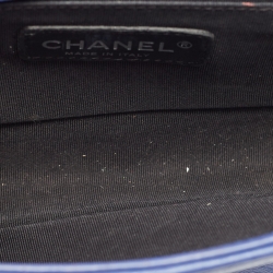 Chanel Blue Quilted Leather Small Boy Flap Bag