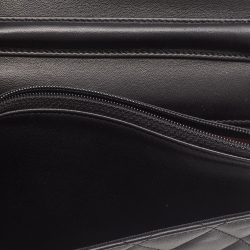 Chanel Black Quilted Leather Classic Wallet on Chain