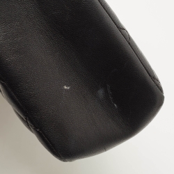 Pre Owned Chanel Black Quilted Leather Medium Westminster Pearl Single Flap Bag