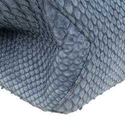 Pre Owned Chanel White Python 2.55 Reissue 226 Flap Bag