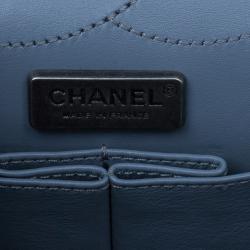 Pre Owned Chanel White Python 2.55 Reissue 226 Flap Bag