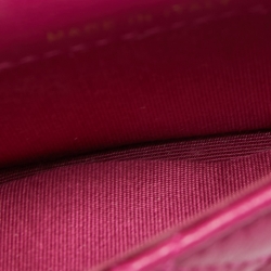 مملوكة مسبقًا Chanel Magenta Quilted Leather and Wool Mini Waist and Coin Purse Bag