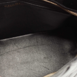 Pre Owned Chanel Black Patent Leather Medallion Tote Bag