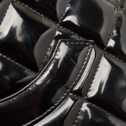 Pre Owned Chanel Black Patent Leather Medallion Tote Bag