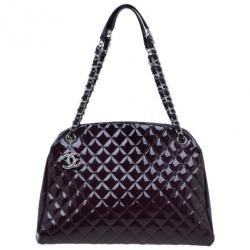 Pre Owned حقيبة شانيل بلام جلد لامع كبيرة مادموزيل