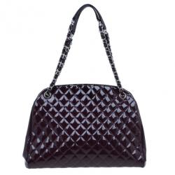 Pre Owned حقيبة شانيل بلام جلد لامع كبيرة مادموزيل