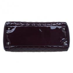 Pre Owned حقيبة شانيل بلام جلد لامع كبيرة مادموزيل