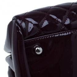 Pre Owned حقيبة شانيل بلام جلد لامع كبيرة مادموزيل