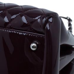 Pre Owned حقيبة شانيل بلام جلد لامع كبيرة مادموزيل