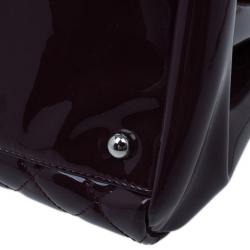 Pre Owned حقيبة شانيل بلام جلد لامع كبيرة مادموزيل