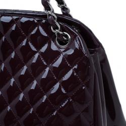 Pre Owned حقيبة شانيل بلام جلد لامع كبيرة مادموزيل