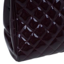 Pre Owned حقيبة شانيل بلام جلد لامع كبيرة مادموزيل